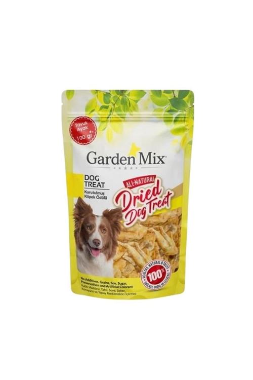 Gardenmix Kurutulmuş Tavuk Ayak Köpek Ödül Maması 100 Gr