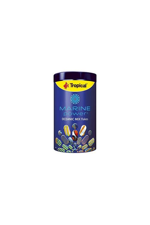 Tropical Marine Power Oceanic Mix Flakes Deniz Balıkları için Krill ve Spirulina Katkılı Balık Yemi 1000 Ml 200 Gr