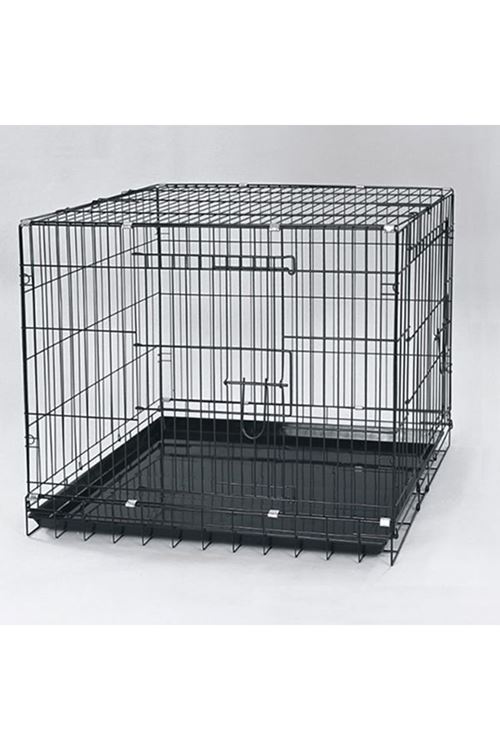 Dayang Metal Köpek Kafesi Siyah 93x56.5x63.5 Cm