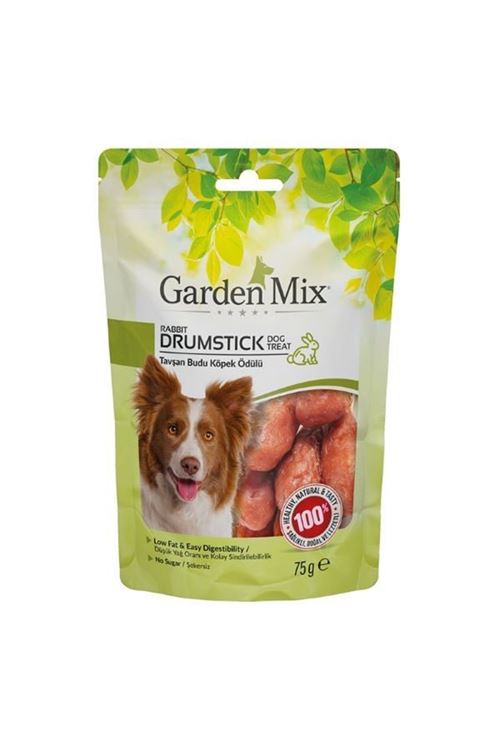 Garden Mix Tavşan Budu Düşük Yağlı Şekersiz Köpek Ödül Maması 75 Gr