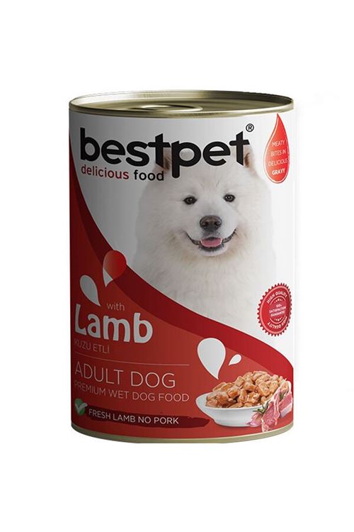 Bestpet Kuzulu Gravy Yetişkin Köpek Konservesi 400 Gr