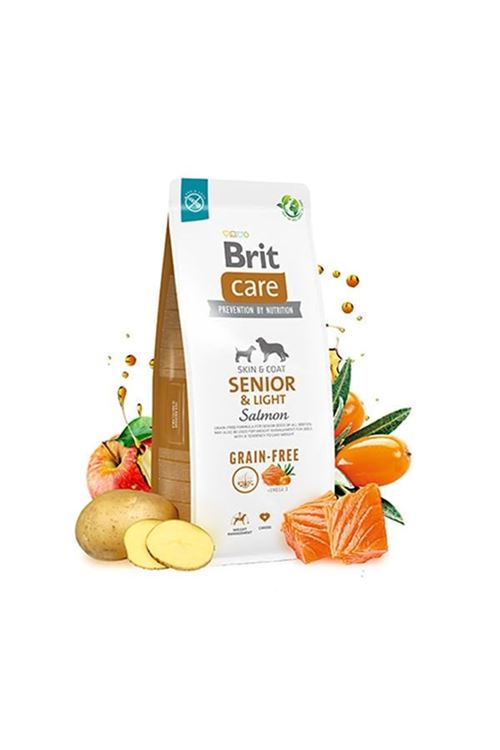 Brit Care Senior Light Tahılsız Somonlu Yaşlı Diyet Köpek Maması 3 Kg
