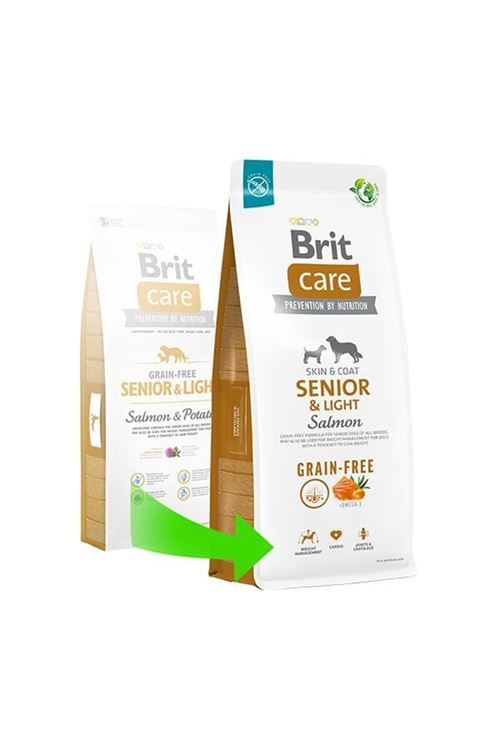 Brit Care Senior Light Tahılsız Somonlu Yaşlı Diyet Köpek Maması 3 Kg