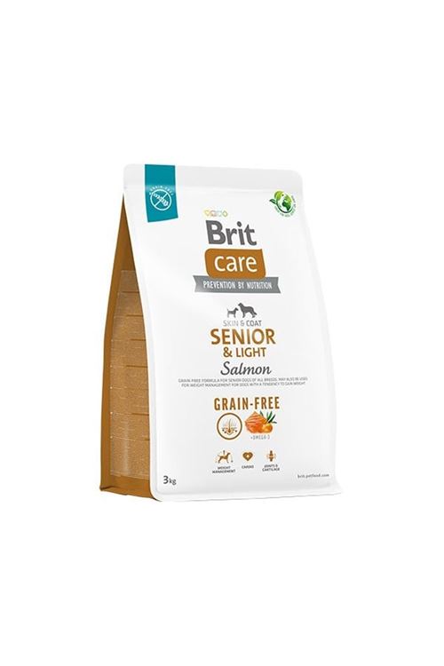 Brit Care Senior Light Tahılsız Somonlu Yaşlı Diyet Köpek Maması 3 Kg