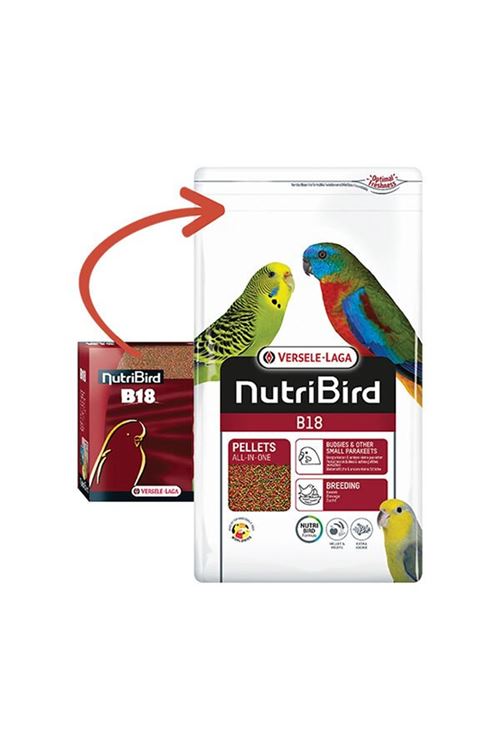 Versele Laga Nutribird B18 Pellet Karışık Muhabbet Kuşu Yemi 3 Kg