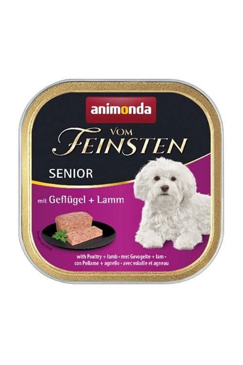 Animonda Vom Feinsten Kümes Hayvanlı ve Kuzu Etli Yaşlı Köpek Konservesi 150 Gr