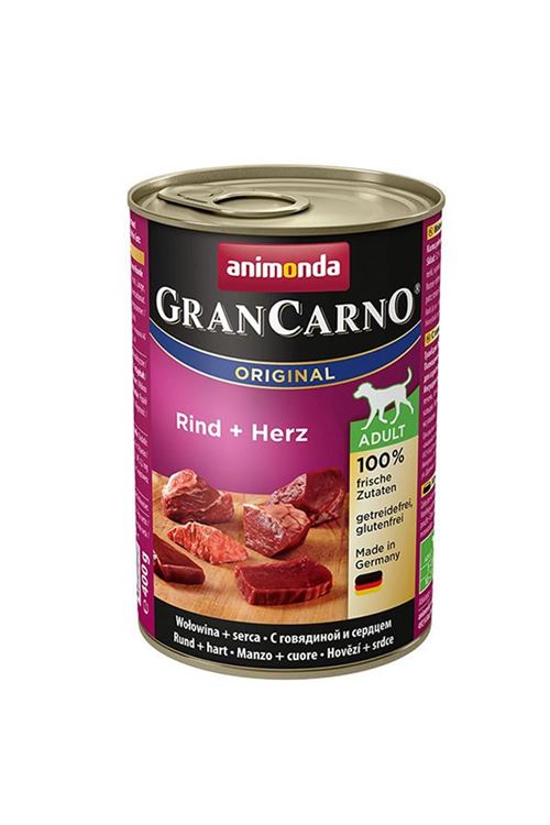 Animonda Biftek ve Yürekli Köpek Konservesi 400 Gr