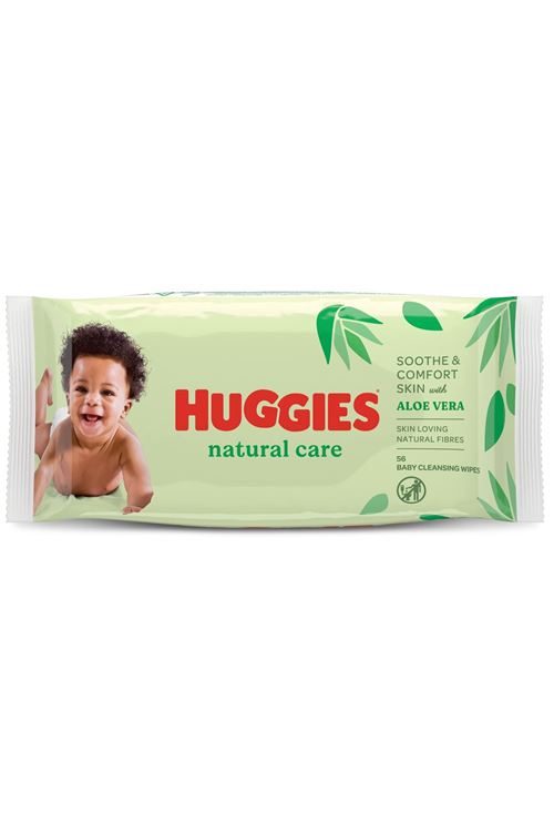 Huggies Natural Care Yenidoğan Islak Bebek Havlusu 10x56 Yaprak