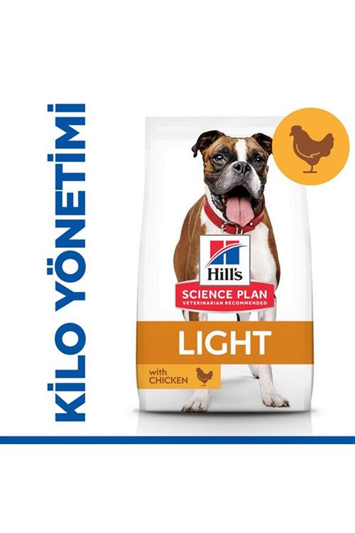 Hills Light Orta Irk Tavuklu Diyet Köpek Maması 14 Kg