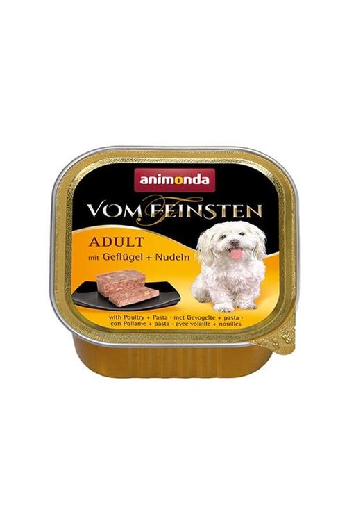 Animonda Kümes Hayvanı ve Makarnalı Yetişkin Köpek Konservesi 150 Gr