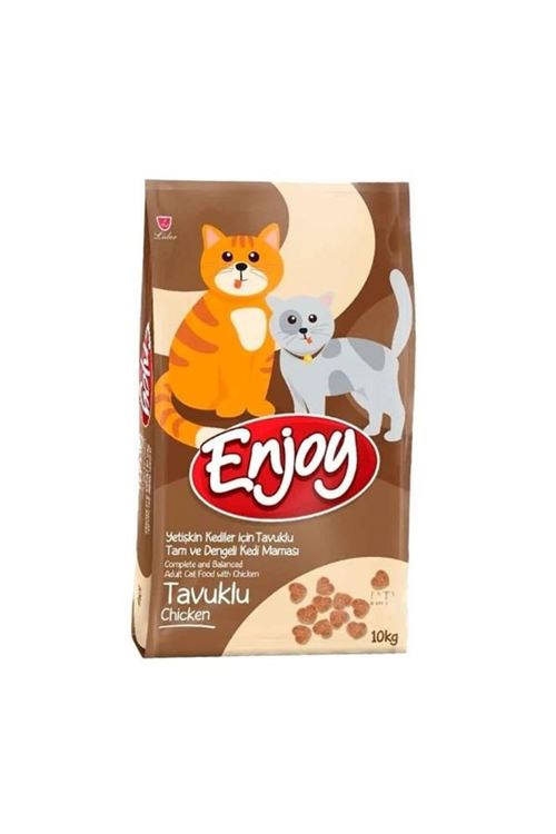 Enjoy Tavuklu Yetişkin Kedi Maması 10 Kg