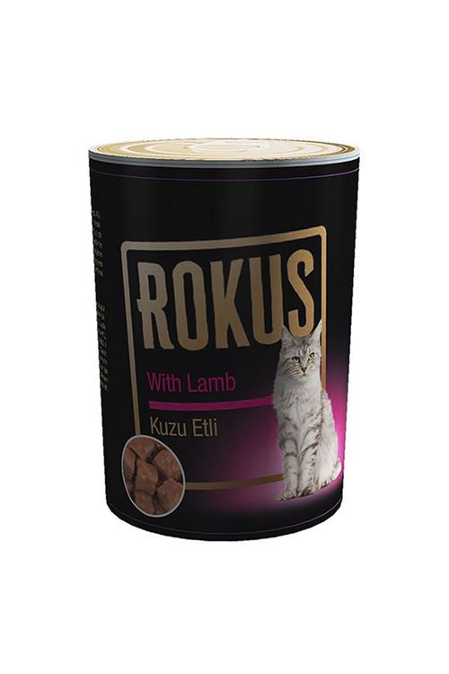 Rokus Kuzulu Yetişkin Konserve Kedi Maması 410 Gr