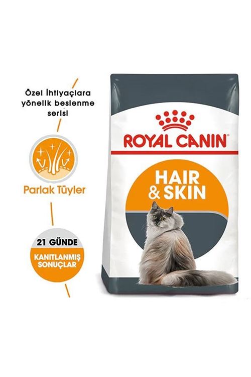 Royal Canin Hair Skin Deri ve Tüy Sağlığı için Kedi Maması 4 Kg