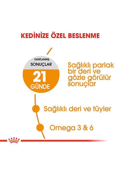 Royal Canin Hair Skin Deri ve Tüy Sağlığı için Kedi Maması 4 Kg