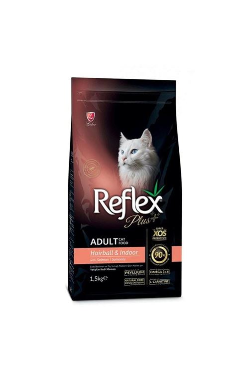 Reflex Plus Adult Hairball Somonlu Yetişkin Kedi Maması 15 Kg