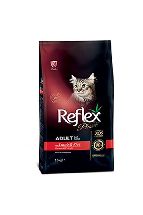 Reflex Plus Adult Kuzu ve Pirinçli Yetişkin Kedi Maması 15 Kg