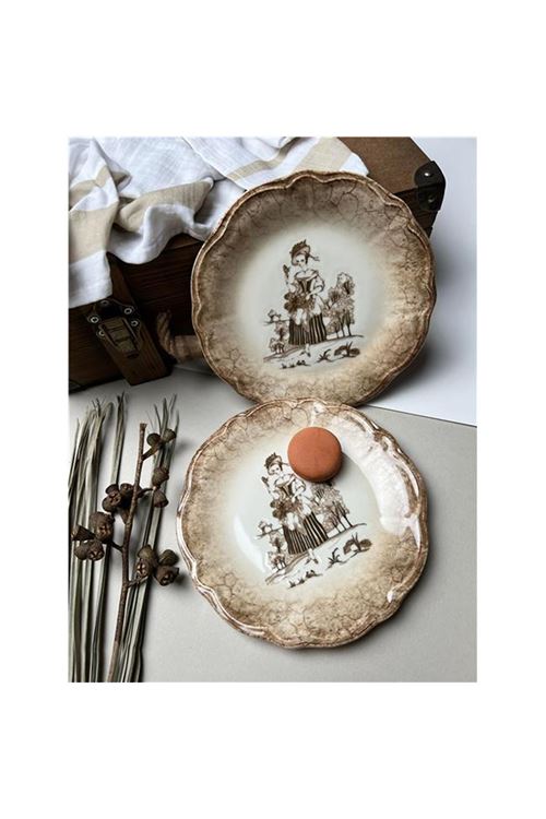 Porser Fulya Ella Pasta Takımı 22cm 6 kişilik 6 Parça