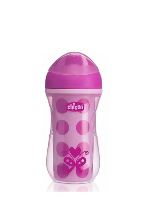 Chicco Isı Yalıtımlı Active Bardak 14 Ay+ 266 ml - Pink