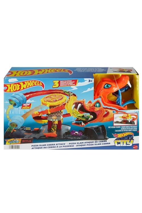 Hot Wheels Pizza Dükkanında Kobra Macerası Oyun Seti HTN81