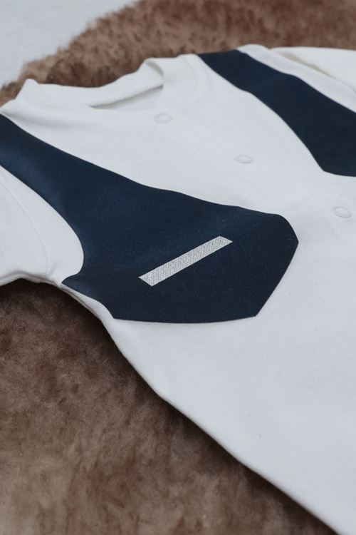 Sema Baby Pamuklu Bebek Tulumu 6-9 Ay - Smokin