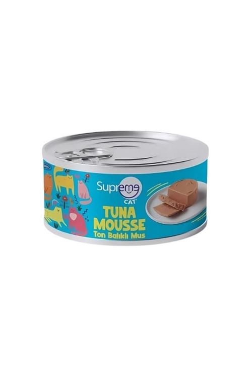Supreme Cat Püre Ton Balıklı Yetişkin Konserve Kedi Maması 85 Gr