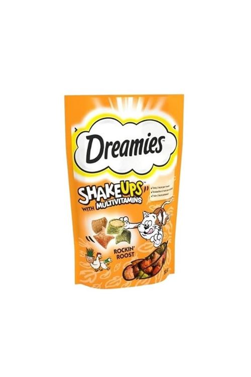Dreamies ShakeUps Multivitamins Kümes Hayvanlı Kedi Ödül Maması 55 Gr