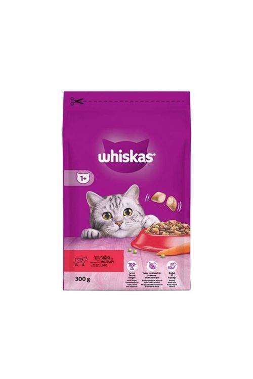 Whiskas Biftekli ve Havuçlu Yetişkin Kedi Maması 300 Gr