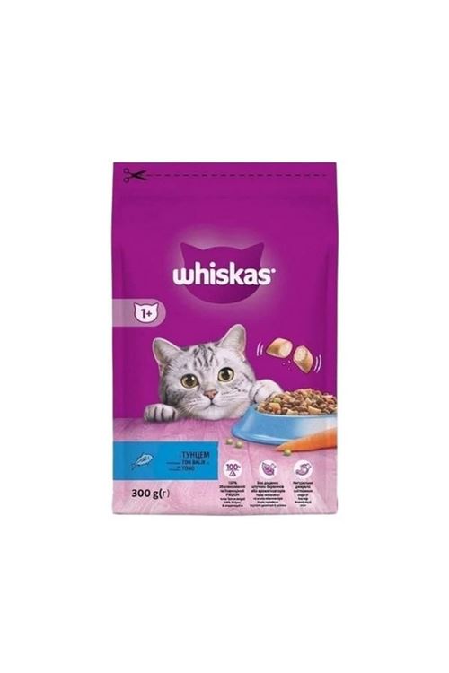 Whiskas Ton Balıklı ve Sebzeli Yetişkin Kedi Maması 300 Gr