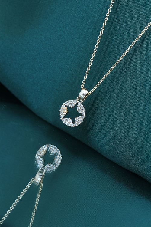 Yıldız Tasarım Gold Renk Kadın Kolye