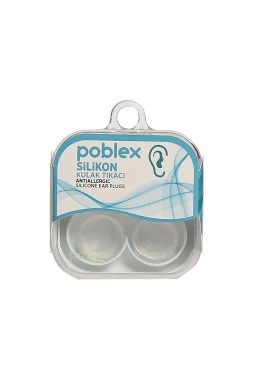 Poblex Antialerjik Silikon 2'li Kulak Tıkacı