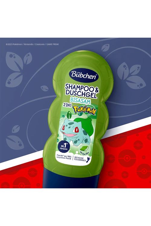Bübchen Çocuk Şampuan&Duş Jeli 2 in 1 Pokemon Bulbasaur 230 ml
