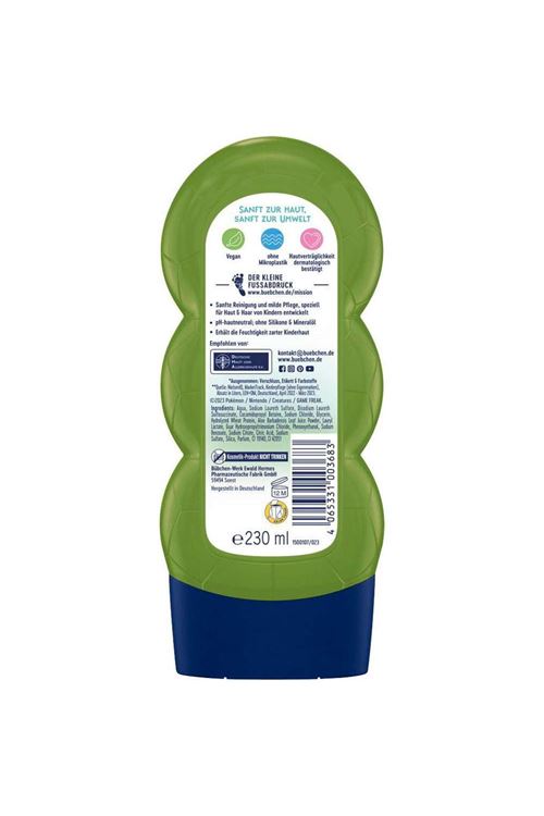 Bübchen Çocuk Şampuan&Duş Jeli 2 in 1 Pokemon Bulbasaur 230 ml