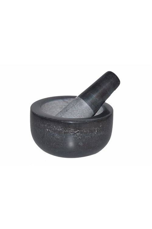 Porland Siyah Mermer Havan 9 Cm