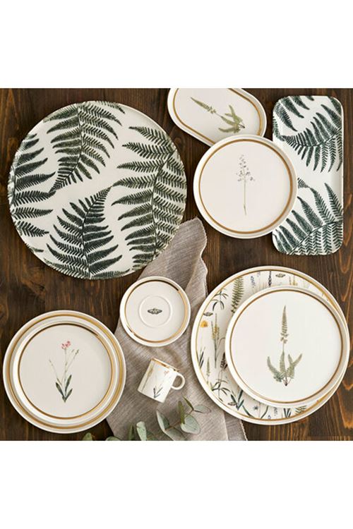 Porland Botanical Kayık Tabak 18 Cm