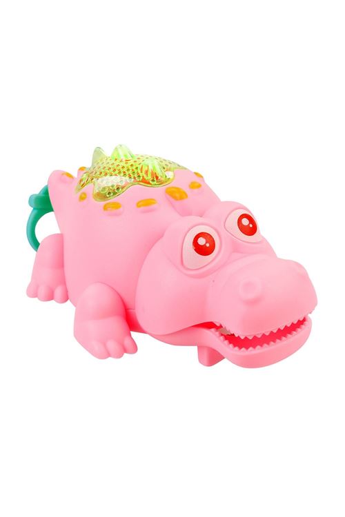 Cosby Kurmalı Işıklı Neşeli Timsah - Pembe