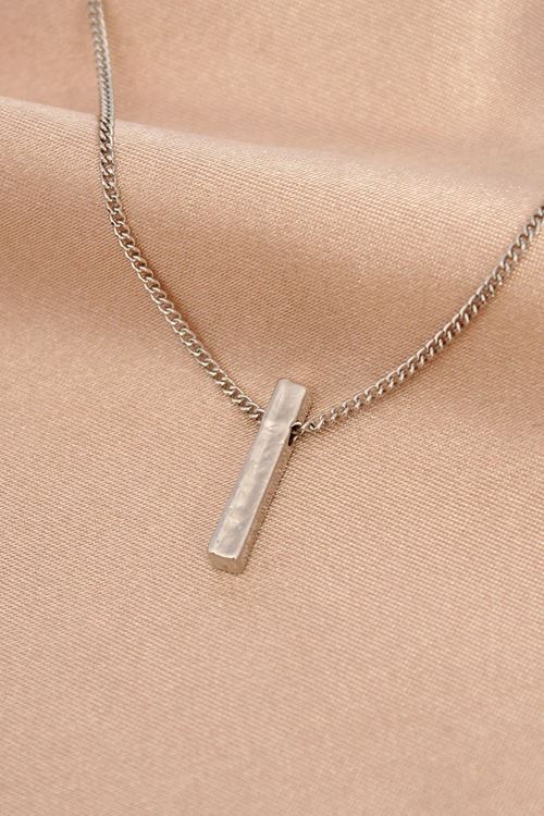 Gümüş Renk Metal Kolye