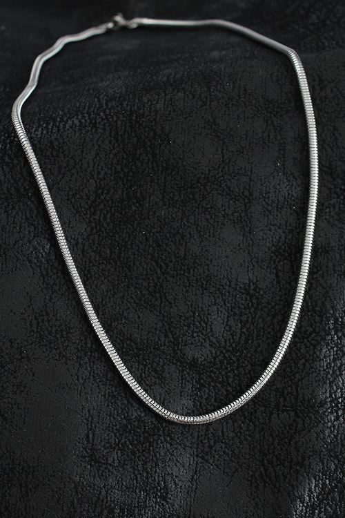 316L Çelik Oval İtalyan Zincir Model Gümüş Renk Erkek Kolye