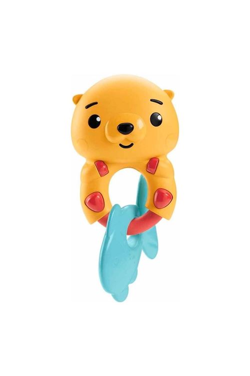 Fisher Price Eğlenceli Dostlar Çıngıraklı Dişlik - Su Samuru HJW11-HKD69