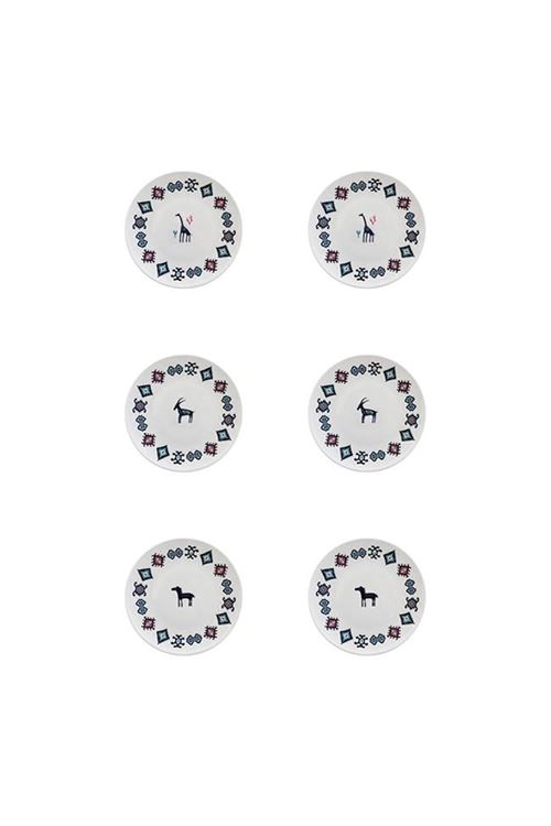 Porser Porselen Hitit Servis Tabağı Takımı 26cm 6 Parça